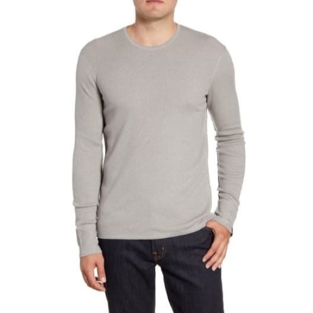 Rag & Bone Davis Wool Linen Slim Fit Crewneck Sweater